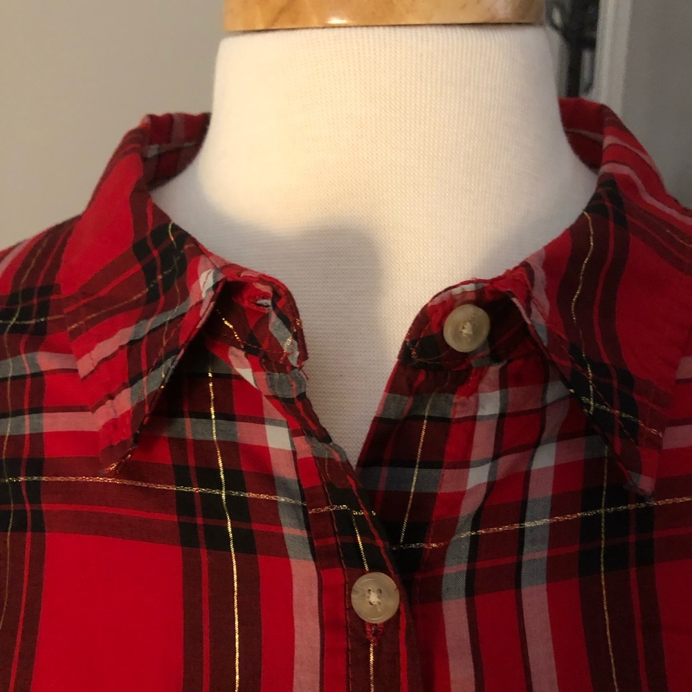 Ava and Viv Plaid Shirt